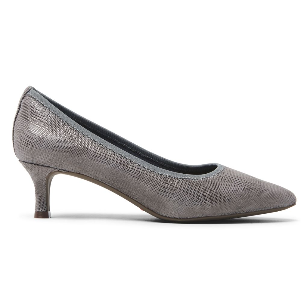 Rockport Canada Total Motion Kaiya Heel - Womens Pumps Grey (BSV172634)